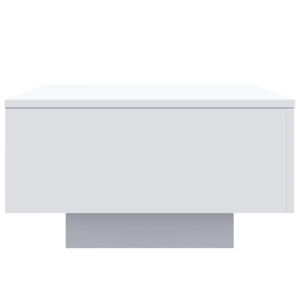 vidaXL Soffbord vit 55x55x31 cm konstruerat trä