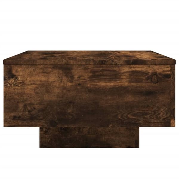 vidaXL sofabord 55x55x31 cm konstrueret træ røget egetræsfarve