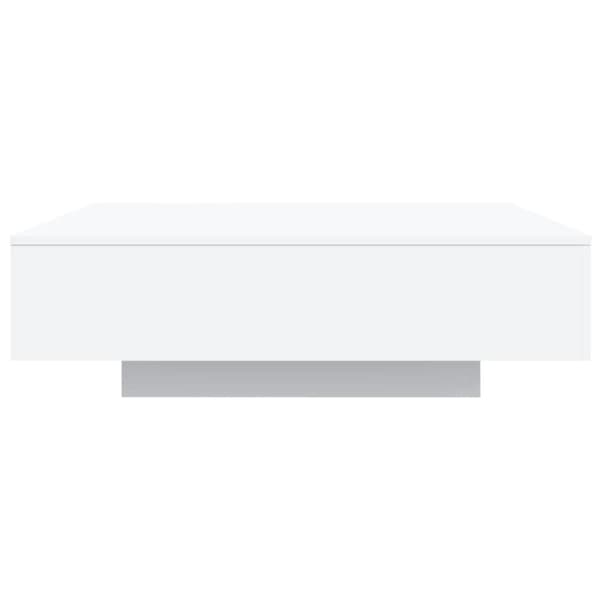 vidaXL sofabord 100x100x31 cm konstrueret træ hvid