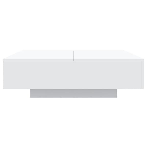 vidaXL sofabord 100x100x31 cm konstrueret træ hvid