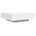 Miniatyrbillede 6 af 10: vidaXL sofabord 100x100x31 cm konstrueret træ hvid