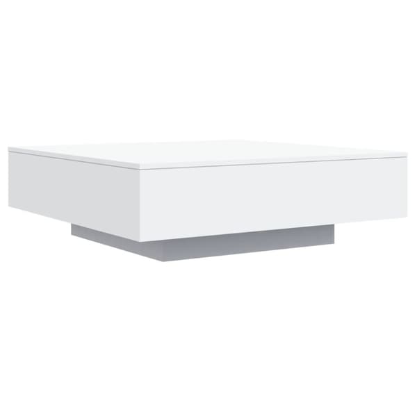 vidaXL sofabord 100x100x31 cm konstrueret træ hvid