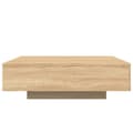 Miniatyrbillede 5 af 10: vidaXL sofabord 100x100x31 cm konstrueret træ sonoma-eg