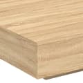 Miniatyrbillede 7 af 10: vidaXL sofabord 100x100x31 cm konstrueret træ sonoma-eg