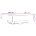 Miniatyrbillede 9 af 10: vidaXL sofabord 100x100x31 cm konstrueret træ sonoma-eg