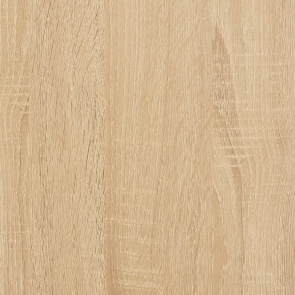 vidaXL Soffbord med hylla sonoma-ek 100x51x40 cm konstruerat trä