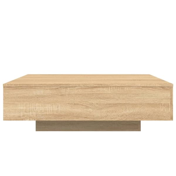vidaXL Soffbord sonoma-ek 100x100x31 cm konstruerat trä