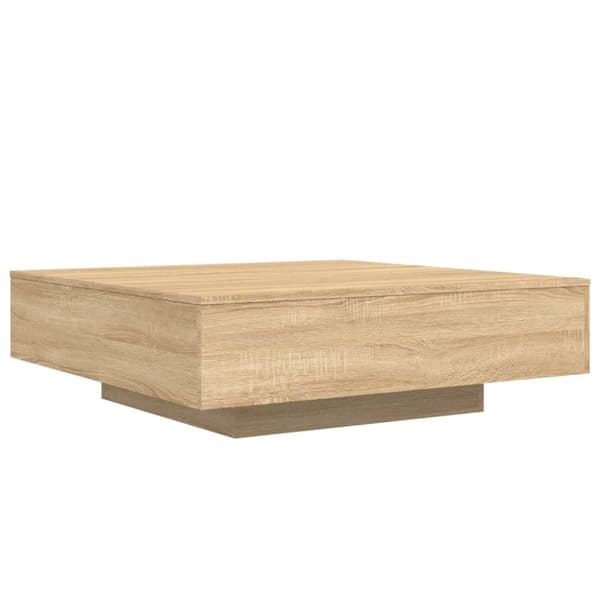 vidaXL Soffbord sonoma-ek 100x100x31 cm konstruerat trä