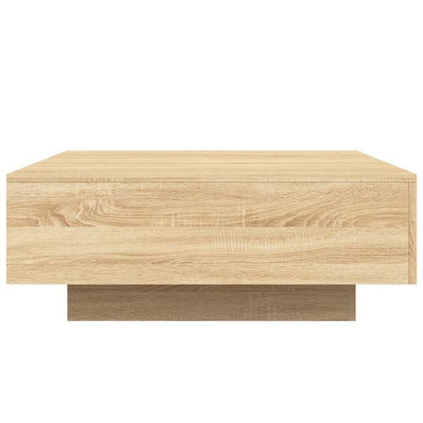 vidaXL Sohvapöytä Sonoma-tammi 80x80x31 cm lastulevy
