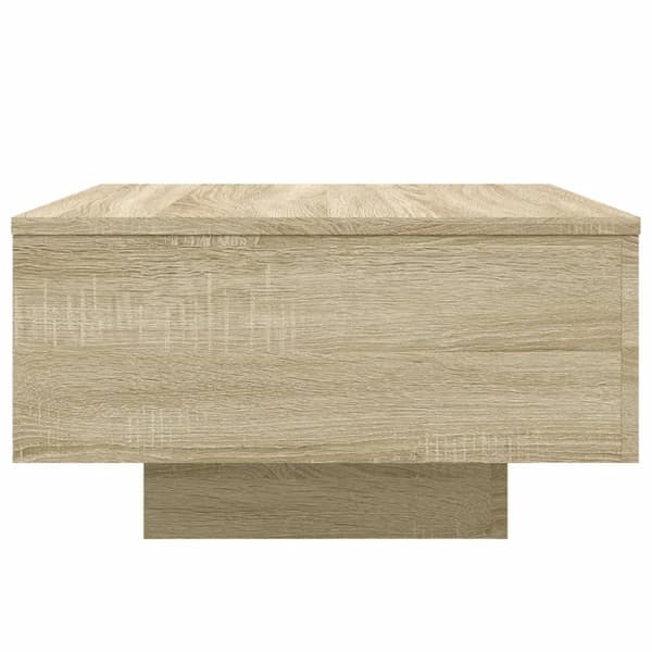 vidaXL Sohvapöytä Sonoma-tammi 55x55x31 cm tekninen puu