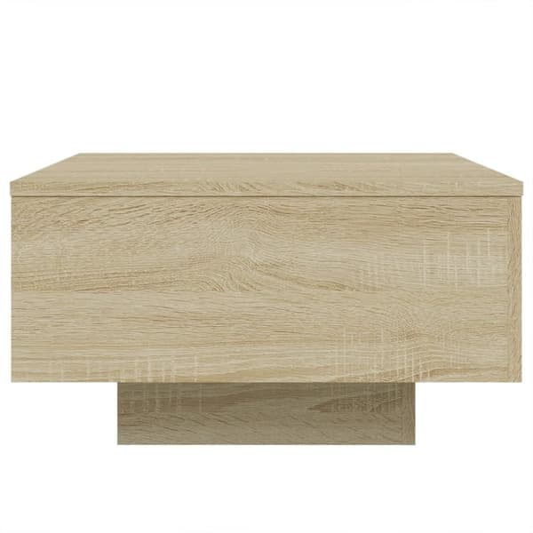 vidaXL Sohvapöytä Sonoma-tammi 55x55x31 cm tekninen puu