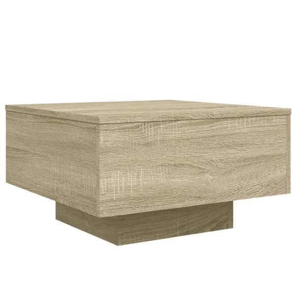 vidaXL Sohvapöytä Sonoma-tammi 55x55x31 cm tekninen puu