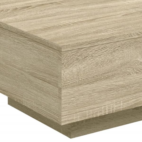 vidaXL Sohvapöytä Sonoma-tammi 55x55x31 cm tekninen puu