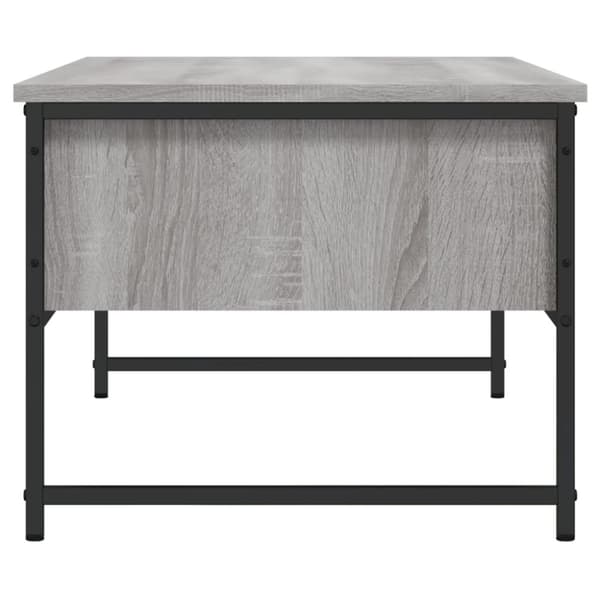vidaXL Soffbord grå sonoma 101x49x39,5 cm konstruerat trä