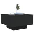 Miniatyrbilde 3 av 10: vidaXL Salongbord svart 55x55x31 cm konstruert tre