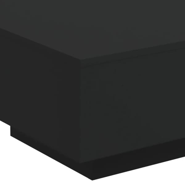 vidaXL Salongbord svart 55x55x31 cm konstruert tre