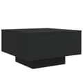 Miniatyrbilde 1 av 10: vidaXL Salongbord svart 55x55x31 cm konstruert tre