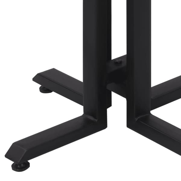 vidaXL sofabord Ø55x40 cm rundt massivt genbrugsteak