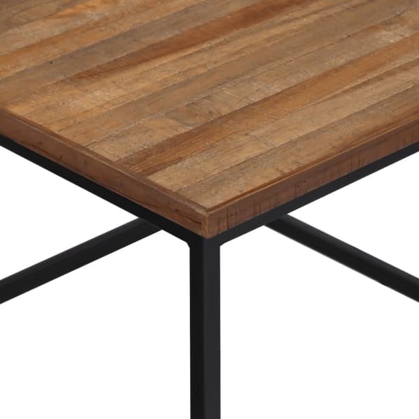 vidaXL Stablebare sofabord 2 stk heltre teak