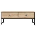 Miniatyrbillede 5 af 11: vidaXL sofabord 101x49x39,5 cm konstrueret træ sonoma-eg
