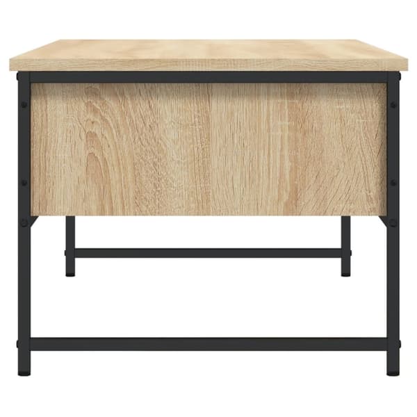 vidaXL sofabord 101x49x39,5 cm konstrueret træ sonoma-eg