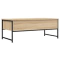 Miniatyrbillede 7 af 11: vidaXL sofabord 101x49x39,5 cm konstrueret træ sonoma-eg
