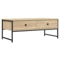 Miniatyrbillede 1 af 11: vidaXL sofabord 101x49x39,5 cm konstrueret træ sonoma-eg