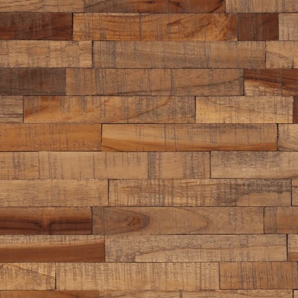 vidaXL Soffbord 55x55x40 cm massiv återvunnen teak