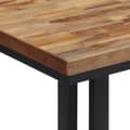 Miniatyrbillede 5 af 8: vidaXL sofabord 55x55x40 cm massivt genbrugsteak