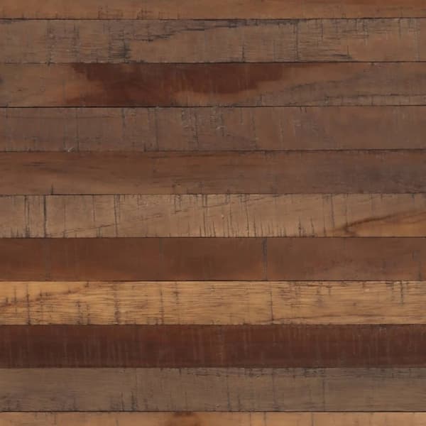 vidaXL Satsbord 3 delar massiv teak