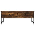 Pikkukuva 5 / 11: vidaXL Sohvapöytä savutammi 101x49x39,5 cm tekninen puu