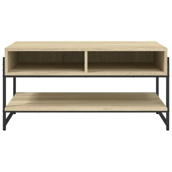 vidaXL Salongbord sonoma eik 90x50x45 cm konstruert tre