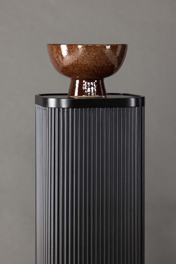 Lenox sofabord , sokkel, sidebord svart.