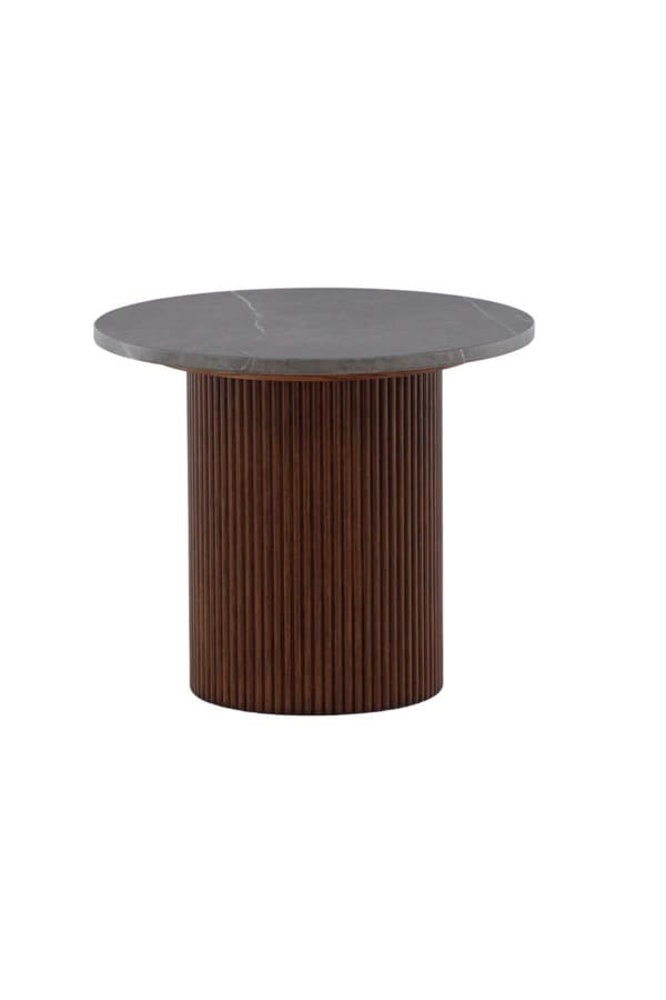 Härön sofabord , sidebord valnøtt dekor.