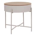 Miniatyrbilde 3 av 5: Sisco sofabord , hjørnebord Ø40cm beige, grå.