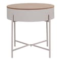 Miniatyrbilde 1 av 5: Sisco sofabord , hjørnebord Ø40cm beige, grå.