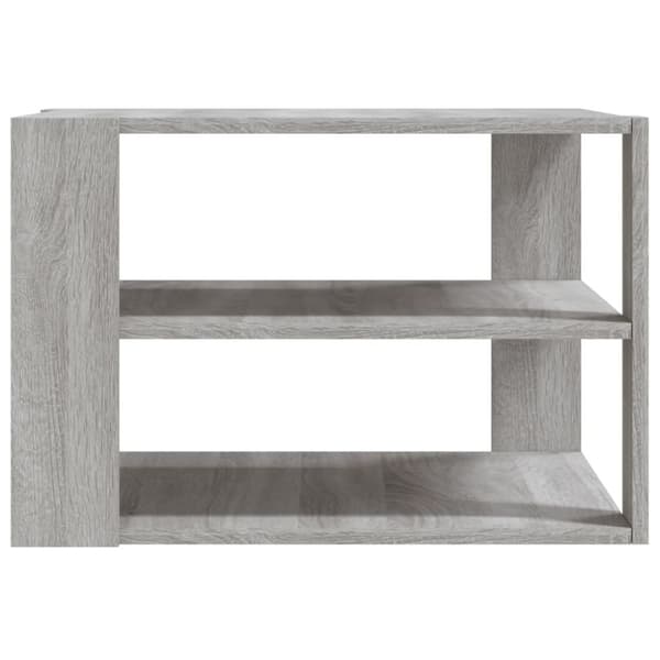 vidaXL Salongbord grå sonoma 59,5x59,5x40 cm konstruert tre
