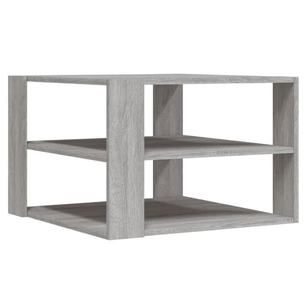 vidaXL Salongbord grå sonoma 59,5x59,5x40 cm konstruert tre