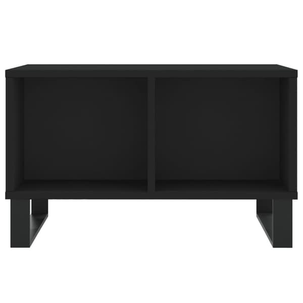 Soffbord svart 60x50x36,5 cm konstruerat trä