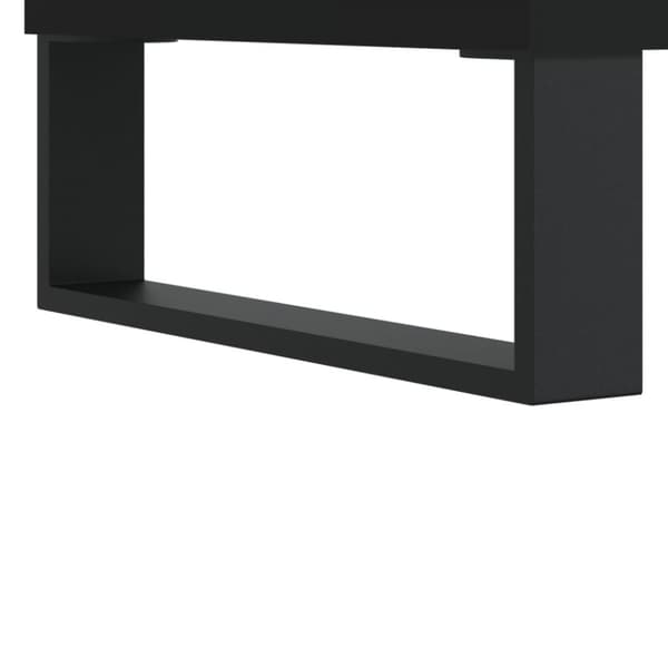 Soffbord svart 60x50x36,5 cm konstruerat trä