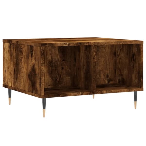 Soffbord rökfärgad ek 60x50x36,5 cm konstruerat trä