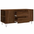 Miniatyrbillede 6 af 10: sofabord 102x44,5x50 cm konstrueret træ brun egetræsfarve