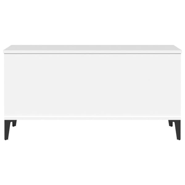 Soffbord vit 90x44,5x45 cm konstruerat trä