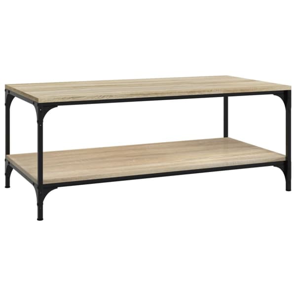 Soffbord sonoma-ek 80x50x40 cm konstruerat trä
