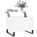 Miniatyrbillede 3 af 10: sofabord 60x44,5x45 cm konstrueret træ hvid