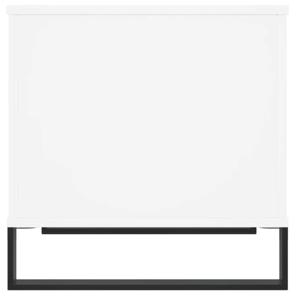 sofabord 60x44,5x45 cm konstrueret træ hvid