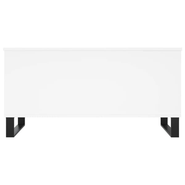 Soffbord vit 90x44,5x45 cm konstruerat trä