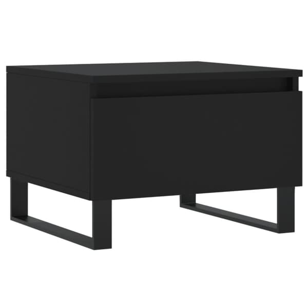 Sohvapöydät 2 kpl musta 50x46x35 cm tekninen puu