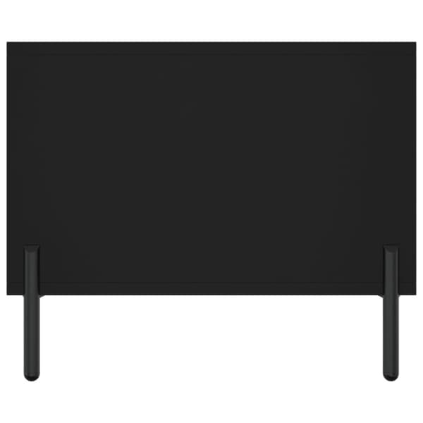 sofabord 102x50x40 cm konstrueret træ sort