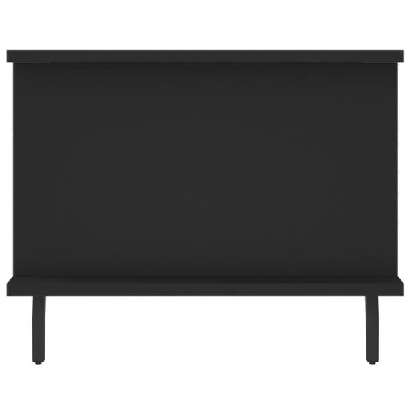 sofabord 90x50x40 cm konstrueret træ sort